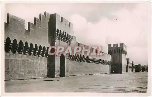 Moderne Karte Avignon Les Remparts