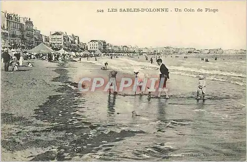 Cartes postales Les Sables d'Olonne Un Coin de Plage