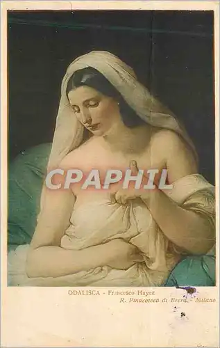 Cartes postales Odalisca Francesco heyaz Pinacoteca di Brerd Milano