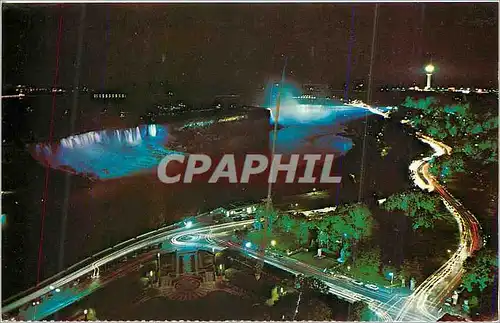 Cartes postales moderne Niagara Falls Ontario Canada Niagara Falls at Night