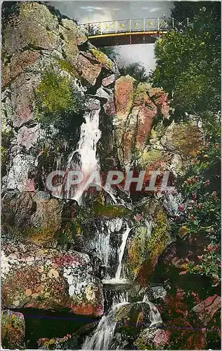 Moderne Karte Mont Aigoual (Gard) Cascade et Passerelle de L'Orgon