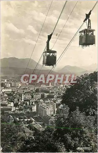 Cartes postales moderne Grenoble (Isere) Croisement du Teleferique