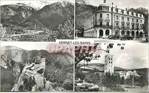 Moderne Karte Vernet les Bains (Pyr Orles) Paradis des Pyrenees