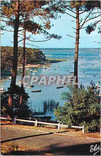 Moderne Karte Bassin d'Arcachon (Gironde) Echappee sur le Bassin