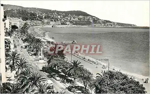 Cartes postales moderne Nice (A M) La Promenade des Anglais et le Mont Boron