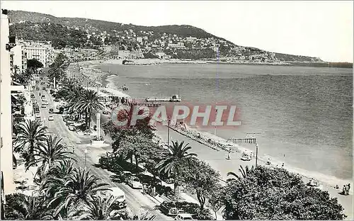 Moderne Karte Nice (A M) La Promenade des Anglais et le Mont Boron