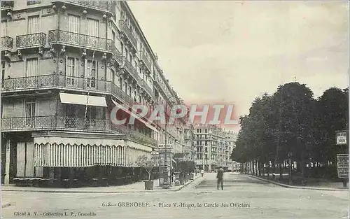 Cartes postales Grenoble Place V Hugo Le Cercle des Officiers