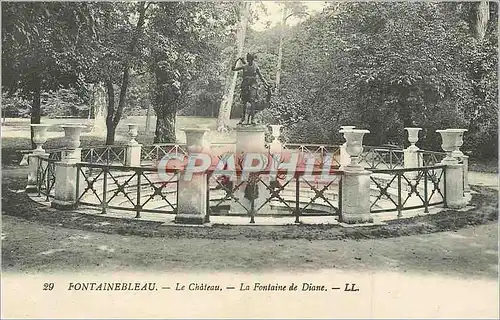 Cartes postales Fontainebleau Le Chateau La Fontaine de Diane