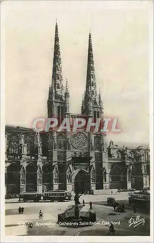 Cartes postales moderne Bordeaux Cathedrale Saint Endre Cote Nord Tramway