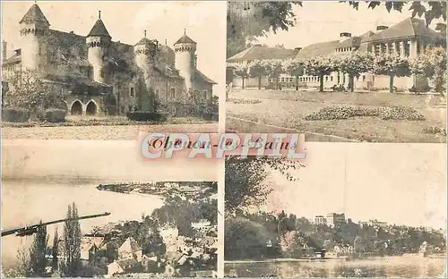 Cartes postales moderne Thonon les Bains Chateau de Ripaille Etablissement Thermal Le Port Quai de Ripaille