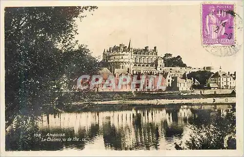 Cartes postales moderne Amboise Le Chateau Vu de l'Ile