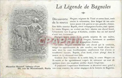 Cartes postales La Legende de Bagnoles