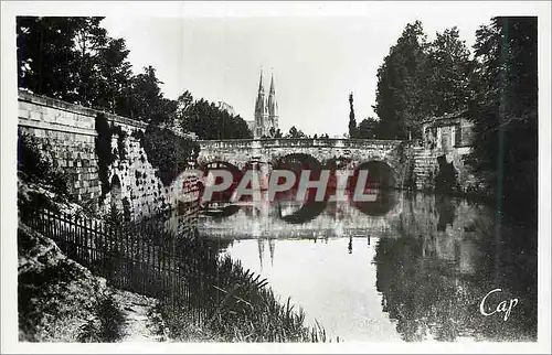 Moderne Karte Chalons sur Marne Le Pont des Maritniers