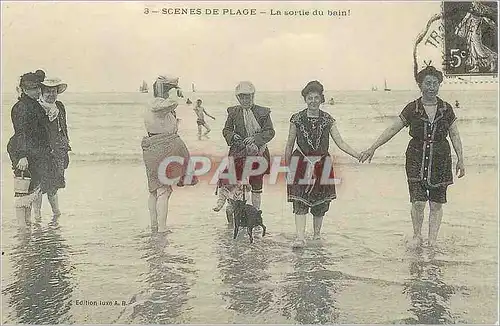 REPRO Trouville Scenes de plage La Sortie du Bain