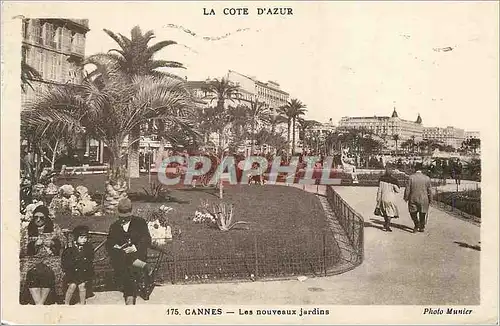 Cartes postales Cannes La Cote d'Azur Les Nouveaux Jardins