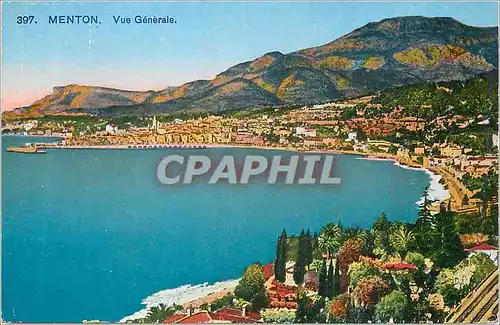 Cartes postales Menton Vue Generale