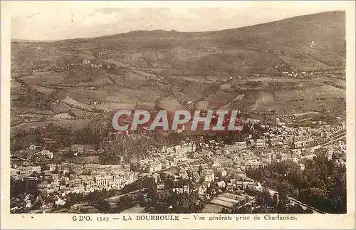Cartes postales La Bourboule Vue Generale prise de Charlannes