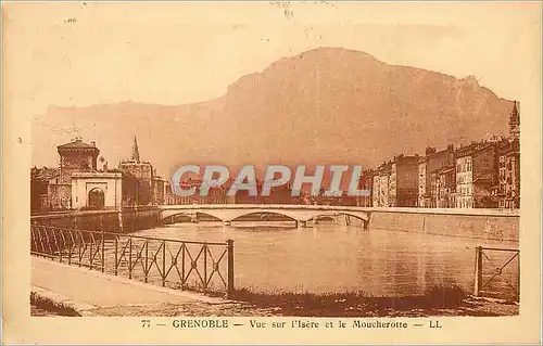 Ansichtskarte AK Grenoble Vue sur l'Isere et le Moucherotte