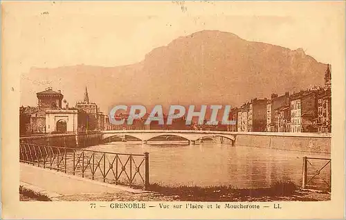 Cartes postales Grenoble Vue sur l'Isere et le Moucherotte