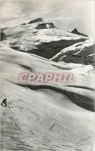 Cartes postales moderne Col des Fresses La Grande Motte (3654 m) et la Grande Casse