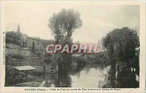Cartes postales Poitiers (Vinne) Vallee du Clain en amont du Pont Joubert et le Coteau des Dunes