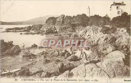 Ansichtskarte AK L'Esterel Vue vers le Phare de la Beaumette pres Agay