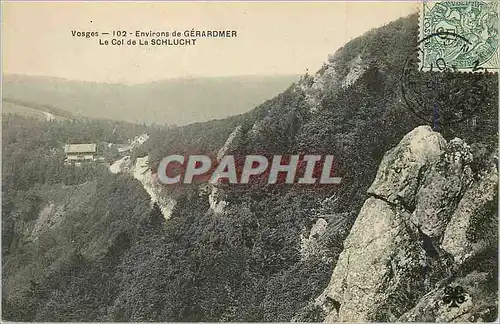 Ansichtskarte AK Envions de Gerardmer Vosges Le Col de la Schlucht