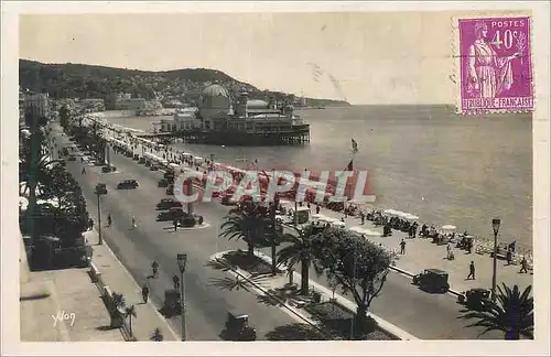 Cartes postales moderne Nice Cote d'Azur La Douce France Promenade des Anglais et Palais de la Jetee
