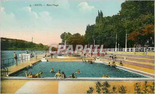 Cartes postales Metz Plage