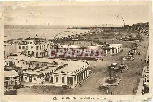 Cartes postales Dieppe Le Casino et la Plage