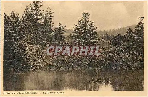 Cartes postales N D de l'Hermitage Le Grand Etang
