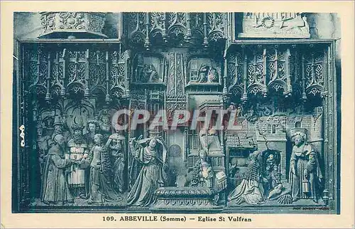 Cartes postales Abbeville (Somme) Eglise St Vulfran