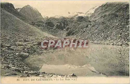 Cartes postales Environs de Cauterets Le Lac Noir