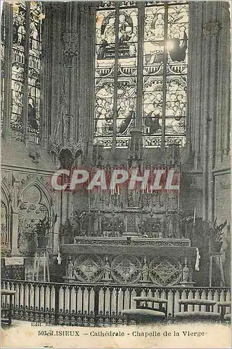Cartes postales Lisieux Cathedrale Chapelle de la Vierge