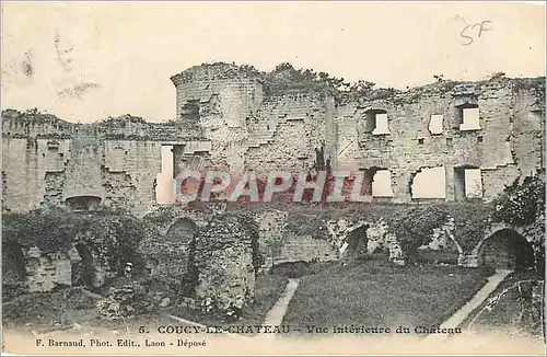 Cartes postales Coucy Le Chateau Vue Generale du Chateau