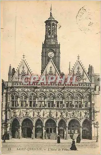 Cartes postales Saint Quentin L'Hotel d Ville