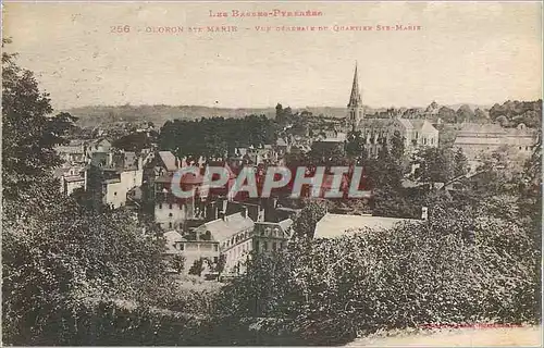 Cartes postales Oloron Ste Marie Les Basses Pyrenees Vue Generale du Quartier Ste Marie