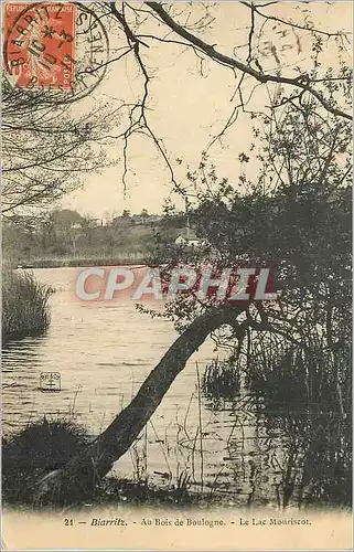 Ansichtskarte AK Biarritz Au Bois de Boulogne Le Lac Mouriscot