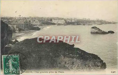 Cartes postales Biarritz Vue Generale prise du Phare