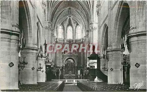 Moderne Karte Les Sables d'Olonne (Vendee) Interieur de Notre Dame de Bon Port