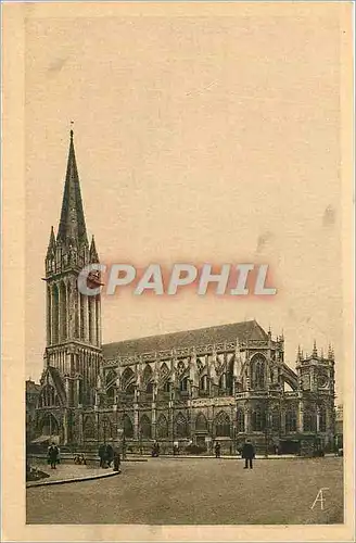 Cartes postales Caen Le Pays Normand Place et Eglise Saint Pierre