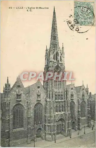 Cartes postales Lille L'Eglise St Maurice