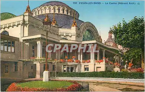 Ansichtskarte AK Evian les Bains Le Casino (Hebrard Arch)