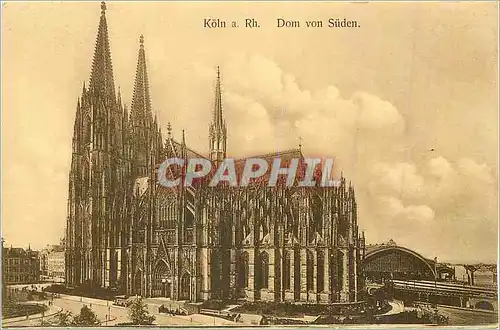 Cartes postales Koln a Rh Dom von Suden