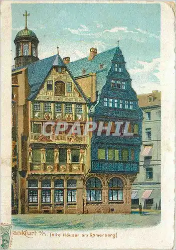 Cartes postales Frankfurt (alte Hauser am Romerberg)