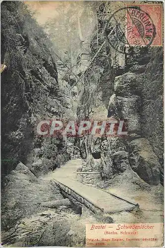 Cartes postales Bastei Schwedenlocher (Sachs Scheweiz)