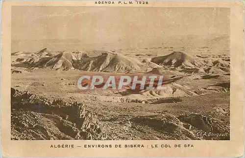 Cartes postales Algerie Environs de Biskra Le Col de Sfa