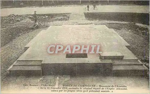 Cartes postales Foret de Compiegne Monument de l'Armistice Militaria