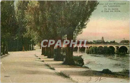 Cartes postales Metz Ile du Saulcy et Pont des Morts