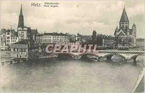 Ansichtskarte AK Metz Pont Moyen